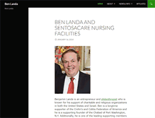 Tablet Screenshot of benlanda.com